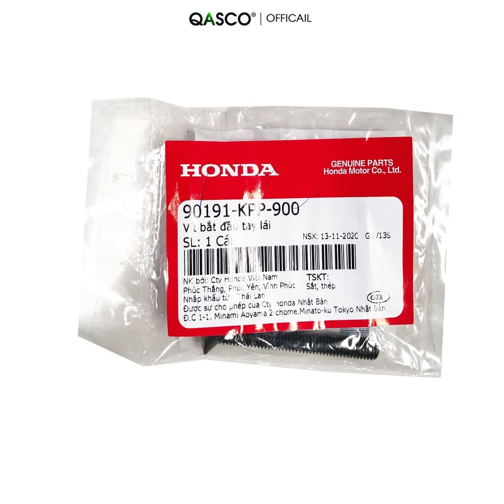 Vít bắt đầu tay lái HONDA WAVE 100 , FUTURE , DREAM và nhiều dòng xe 6x50  QA(90191KPP900) _( 1327)