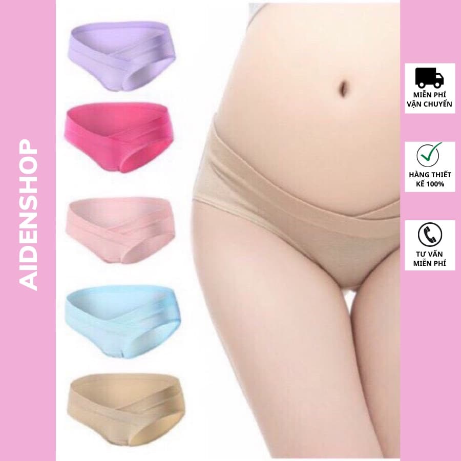 Quần lót bầu cạp V quần bầu cotton cạp chéo mặc dễ chịu thoải mái