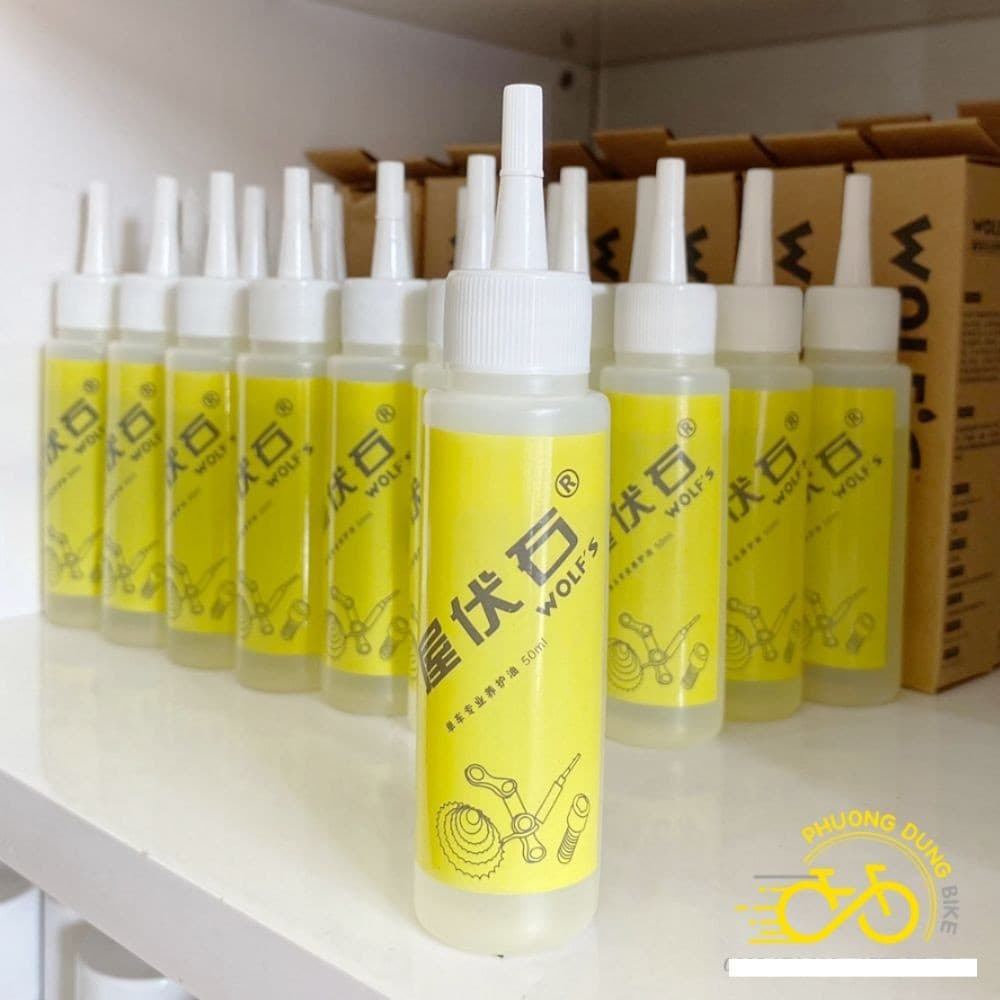 Dầu nhớt tra sên xích líp xe đạp Wol'fs 50ml