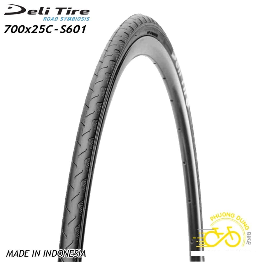 Lốp (Vỏ) xe đạp Deli Tire S601 700x25C - 1 Cái