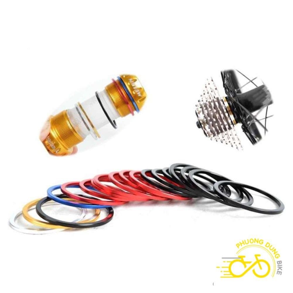 Vòng chêm líp moay ơ, trục giữa BB xe đạp - 1 vòng