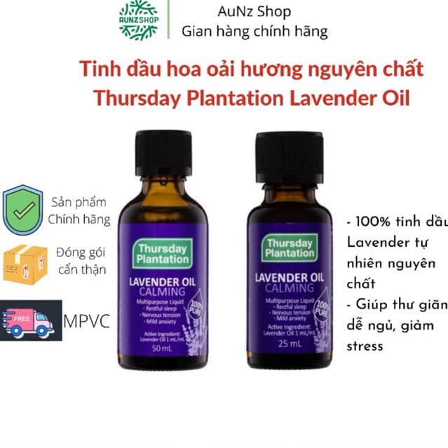 Thursday Plantation Lavender oil- Tinh Dầu Hoa Oải Hương