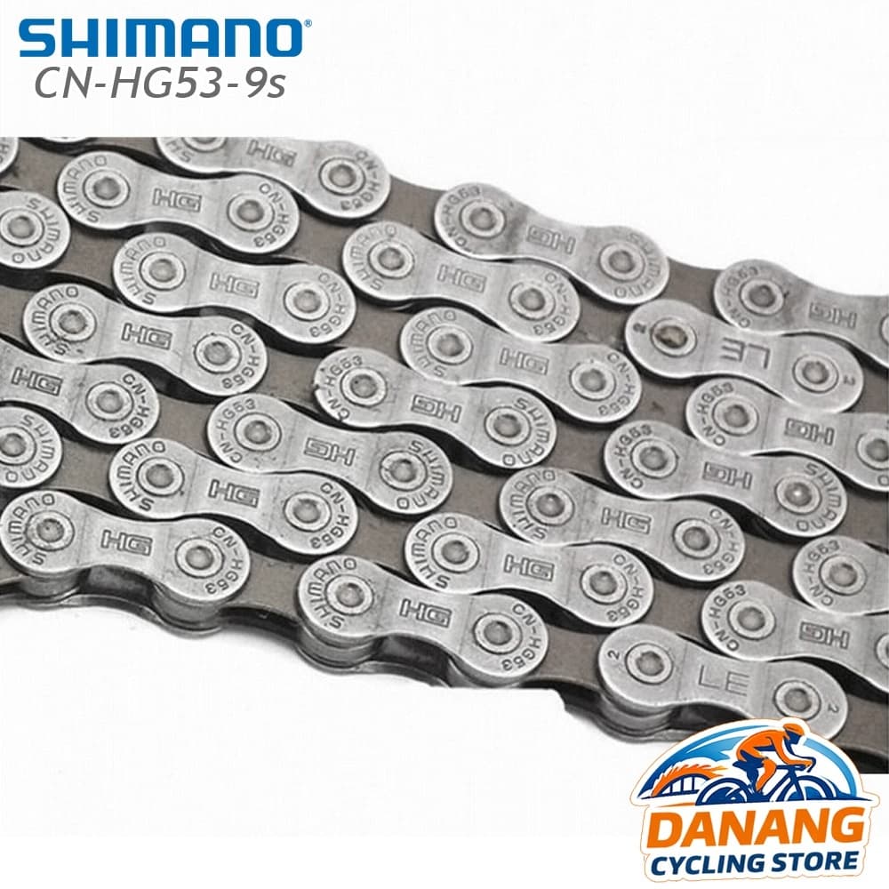 Xích Sên Xe Đạp SHIMANO CN HG53 Dùng Cho 9 Tốc Độ – Chính Hãng, Không Hộp
