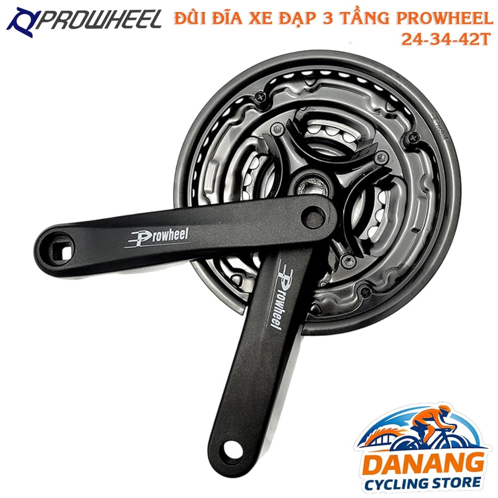 Giò Dĩa Xe Đạp Prowheel – 3 Tầng 24/34/42T