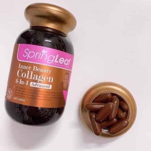 VIÊN UỐNG COLLAGEN SPRING LEAF INNER BEAUTY 6 IN 1