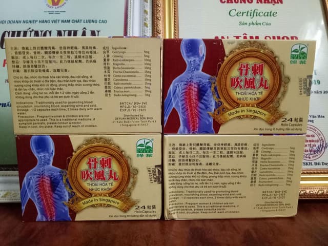 [HCM]Thoái Hóa Tê Nhức Khớp Singapore