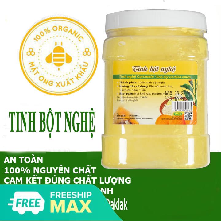 [ĐẶC SẢN] 500gr tinh bột nghệ nguyên chất daklak nhà làm