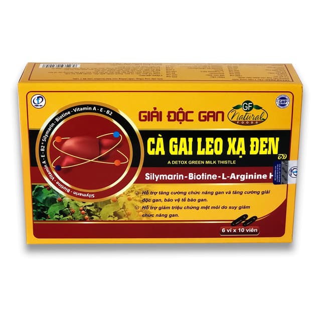 CÀ GAI LEO XẠ ĐEN – Viên uống bổ gan thanh nhiệt giải độc tăng cường chức năng gan (Hộp 60 Viên)