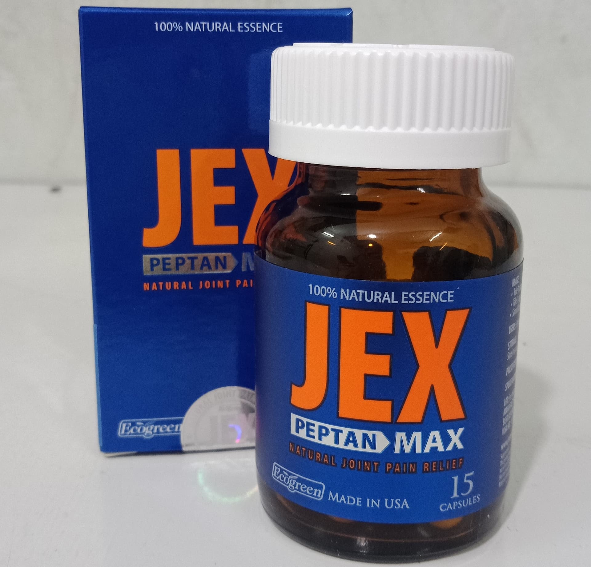 Viên uống JEX giảm đau xương khớp tái tạo sụn khớp và xương dưới sụn ( chai 15 viên)
